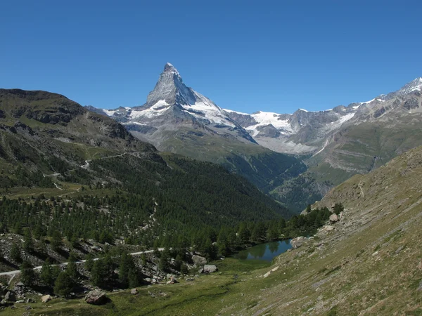 Zermatt pastoral manzara — Stok fotoğraf