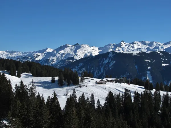 Ski området braunwald — Stockfoto