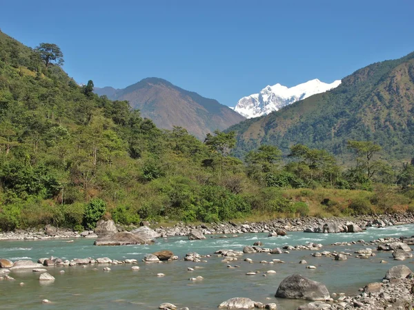 Rio Marsyangdi — Fotografia de Stock