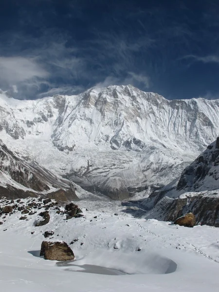 Annapurna kamp itibaren göster Telifsiz Stok Imajlar