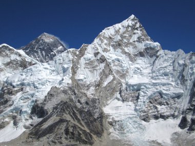 mt doruklarına everest ve nuptse