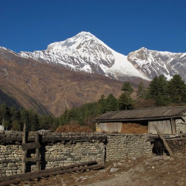 dhaulagiri, titi görünümünden