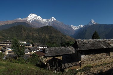 ghandruk'ın güzel sabah
