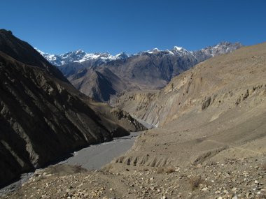 jomosom, Merkezi nepal manzara