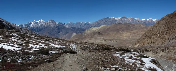 Fußweg der Annapurna-Runde — Stockfoto