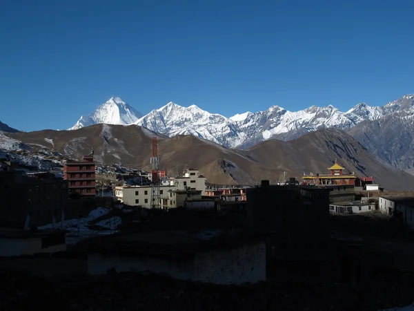 Early morning in Muktinath, Nepal — Stock Photo, Image