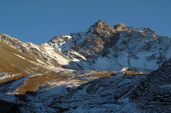 Pohled z Muktinath, Nepál — Stock fotografie