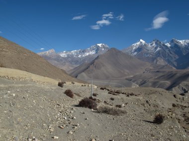 manzara yakınındaki kagbeni, Merkez nepal gibi çöl
