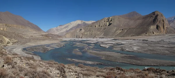 Brazos del río Kali Ghandaki — Foto de Stock
