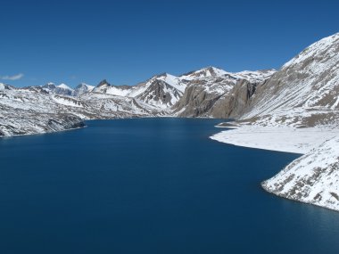 güzel turkuaz Gölü tilicho