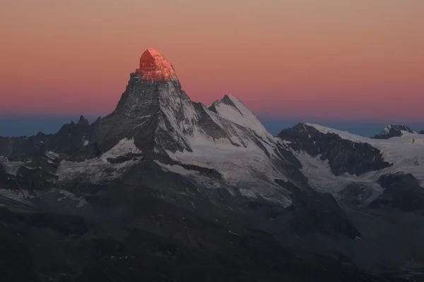 Nascer do sol em Zermatt — Fotografia de Stock