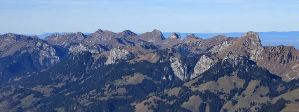 Mount Stockhorn Seen Mount Niesen — Stock Photo, Image