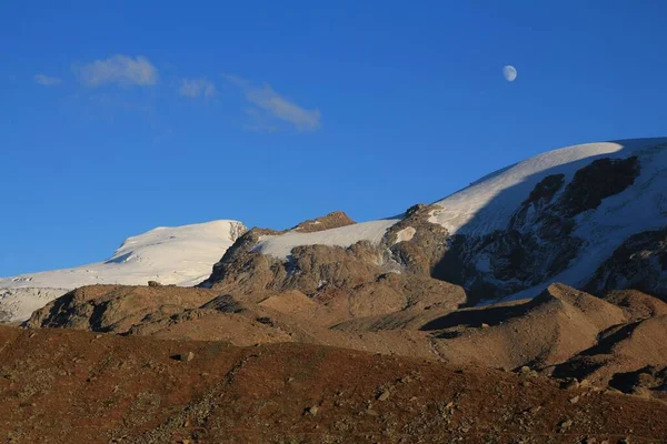View Fluhalp Zermatt Morraines Glacier — 图库照片