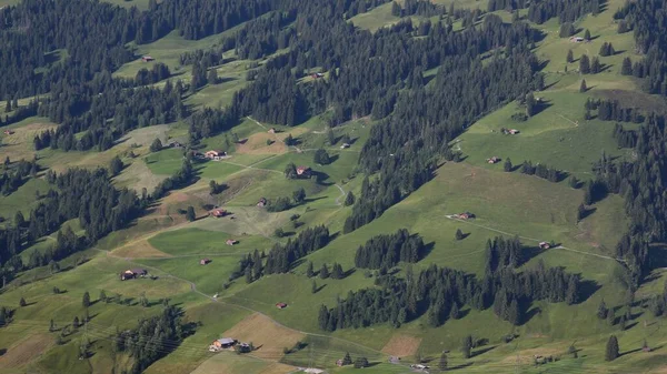 Gstaad Sviçre Yakınlarındaki Kırsal Alan — Stok fotoğraf