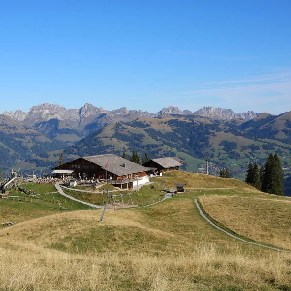 View Summit Mount Wispile Switzerland — Stock Photo, Image