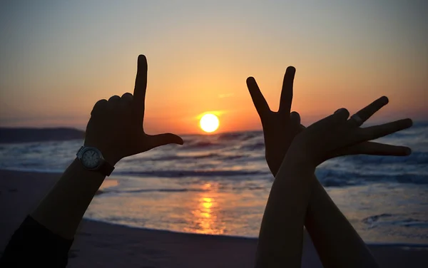 Forma de amor — Fotografia de Stock