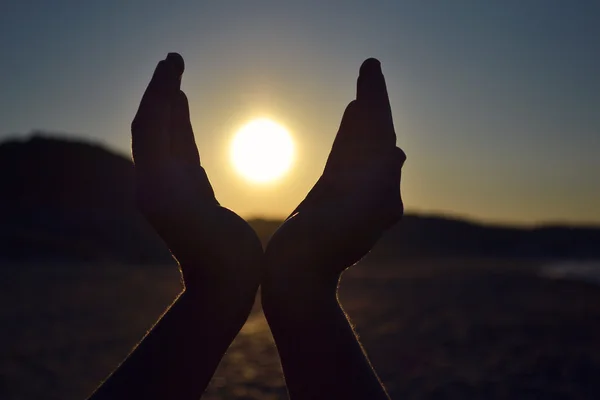 Pôr do sol — Fotografia de Stock