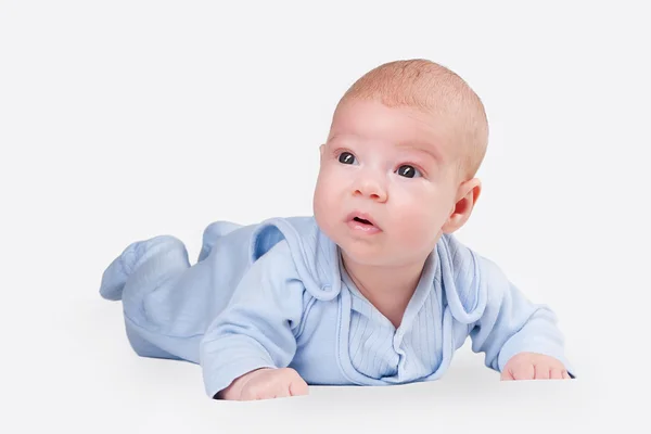 Petit bébé en bleu — Photo