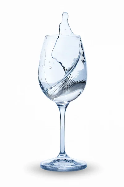 Water glass isolated — Stock Photo, Image