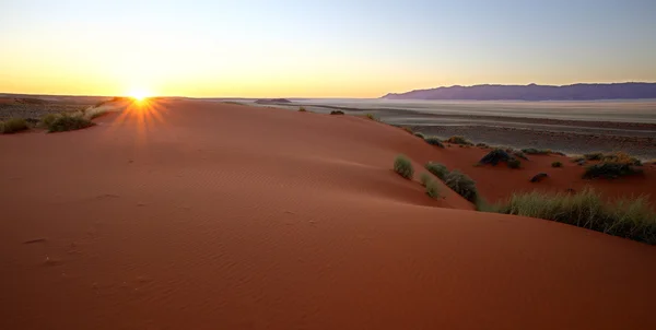 Sunrise over the dune — Stock Photo, Image