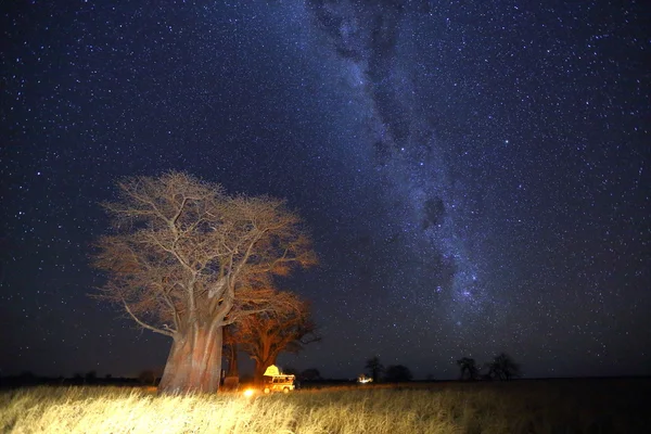 Camping sous la voie lactée — Photo