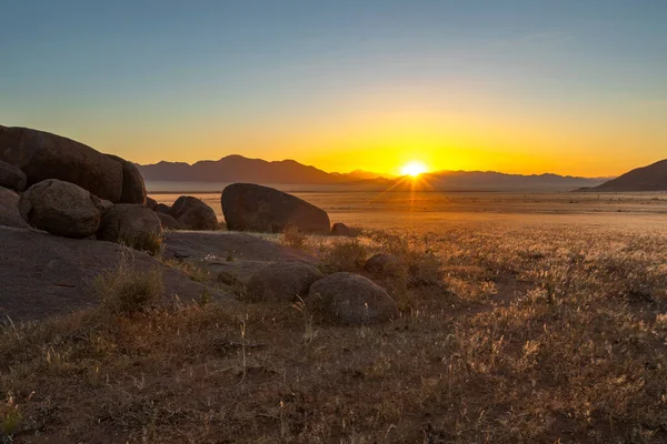 Большие Скалы Закате Пустыне Намиб Намибии — стоковое фото