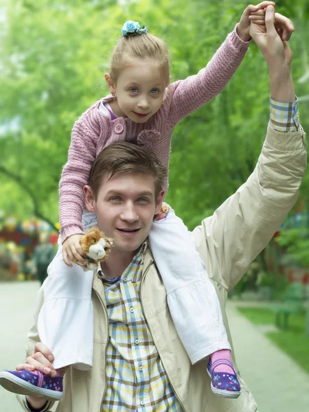 Glückliche Vaterschaft — Stockfoto