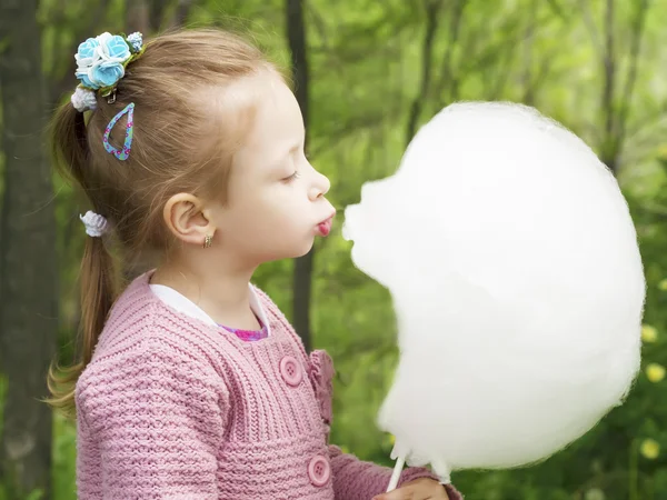 Cotton candy kiss — Stock Photo, Image