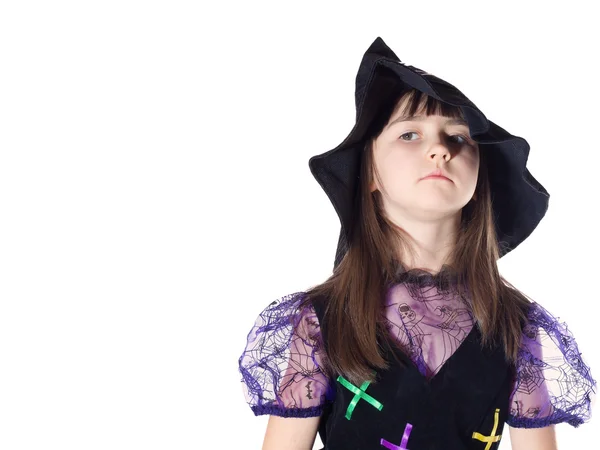 Portrait of girl in magician costume — Stock Photo, Image