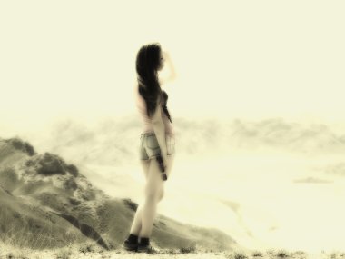 doğa genç kadınlara