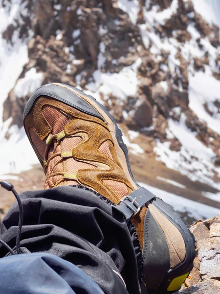 山の登山者 — ストック写真