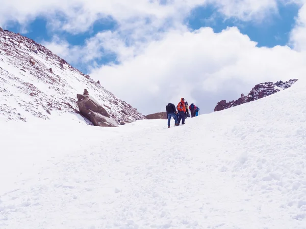 山の登山者 — ストック写真