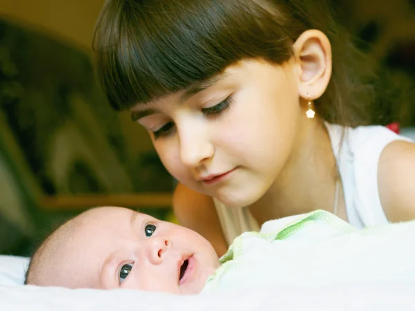 Sister and brother — Stock Photo, Image