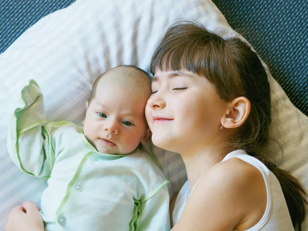 Sister and brother — Stock Photo, Image