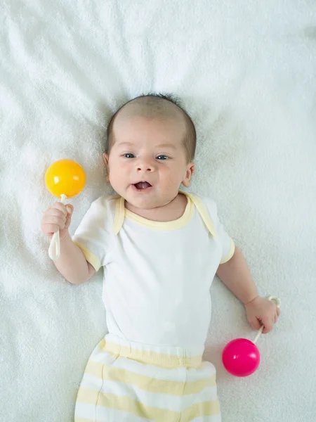 Portrait of caucasian baby — Stock Photo, Image