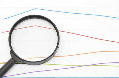grafik arka planı bar iş cam büyütme