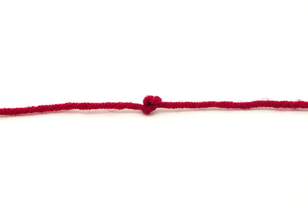 붉은 로프 매듭 — 스톡 사진