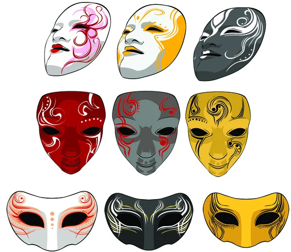Máscaras —  Vetores de Stock