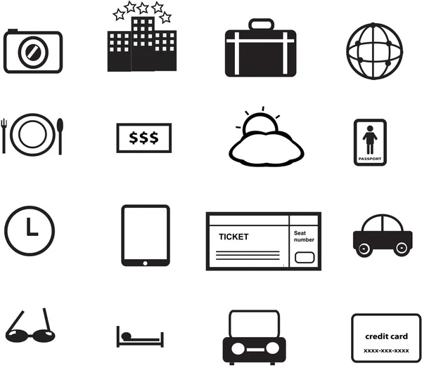 Shopping Icons — Stock Vector