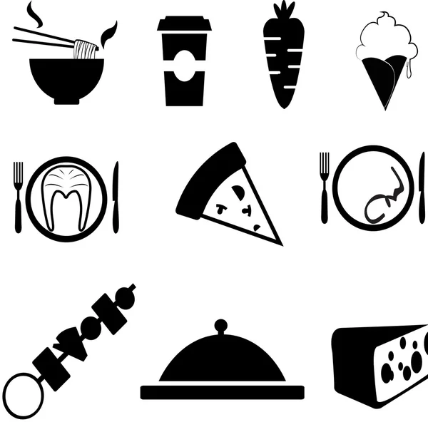 Значок еды — стоковый вектор