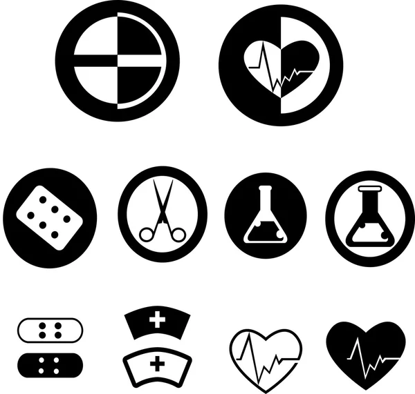 Icono médico — Vector de stock