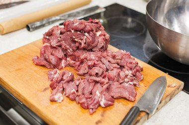 Biftek carpaccio yapma süreci