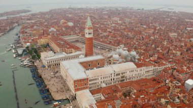 Venedik hava manzaralı şehir