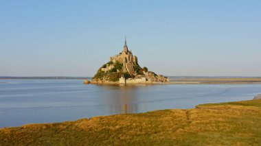 Güzel kale Mont Saint Michel Fransa