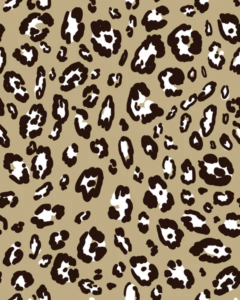 Pelle di leopardo senza cuciture — Vettoriale Stock