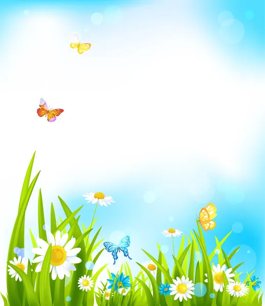 Vector spring background — Stock Vector