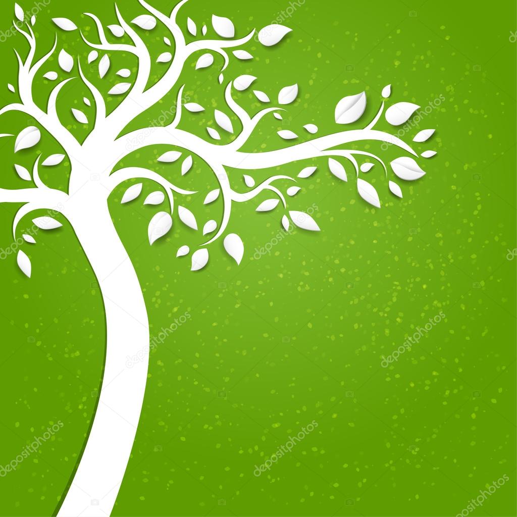 Background with tree
