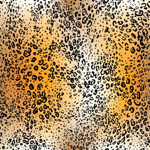 Pele de leopardo fundo sem costura — Vetor de Stock