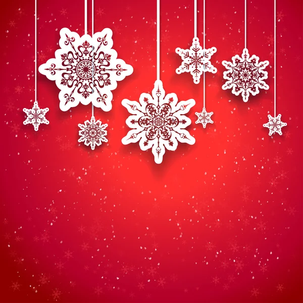 Design de Noël rouge — Image vectorielle