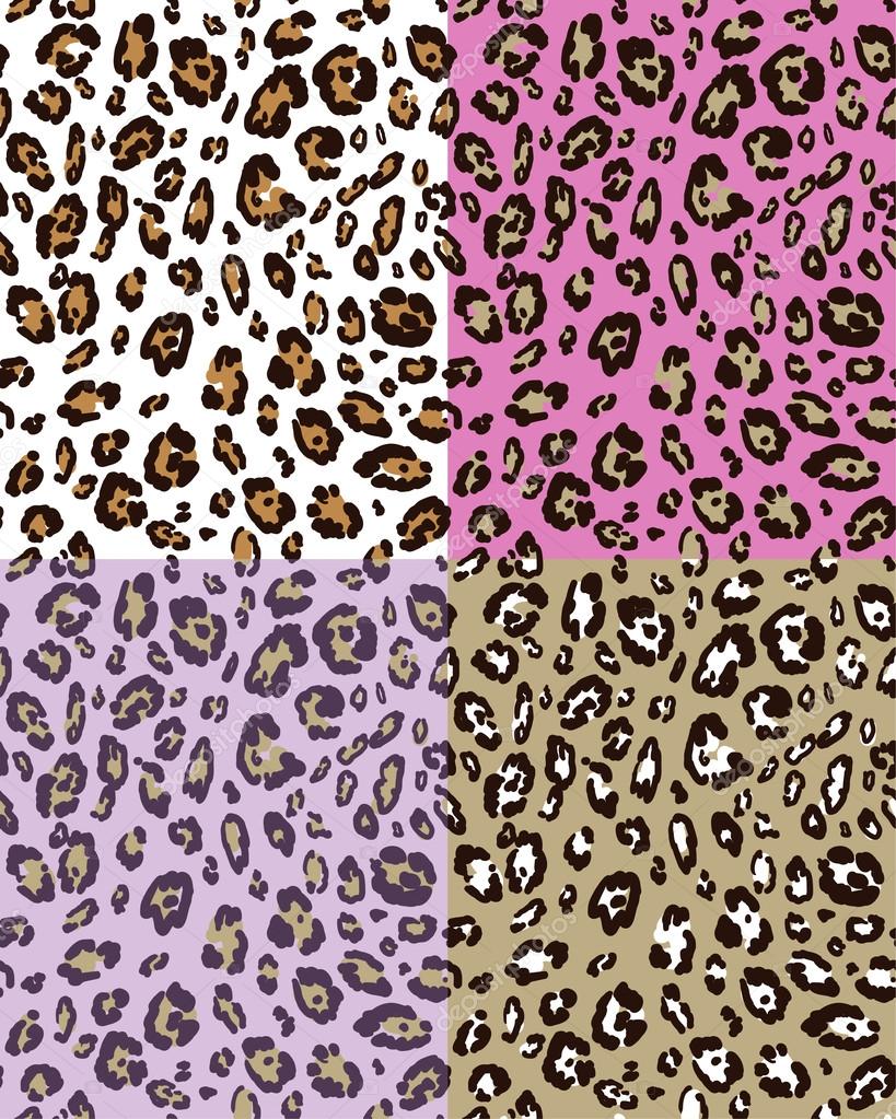 Leopard skin seamless pattern